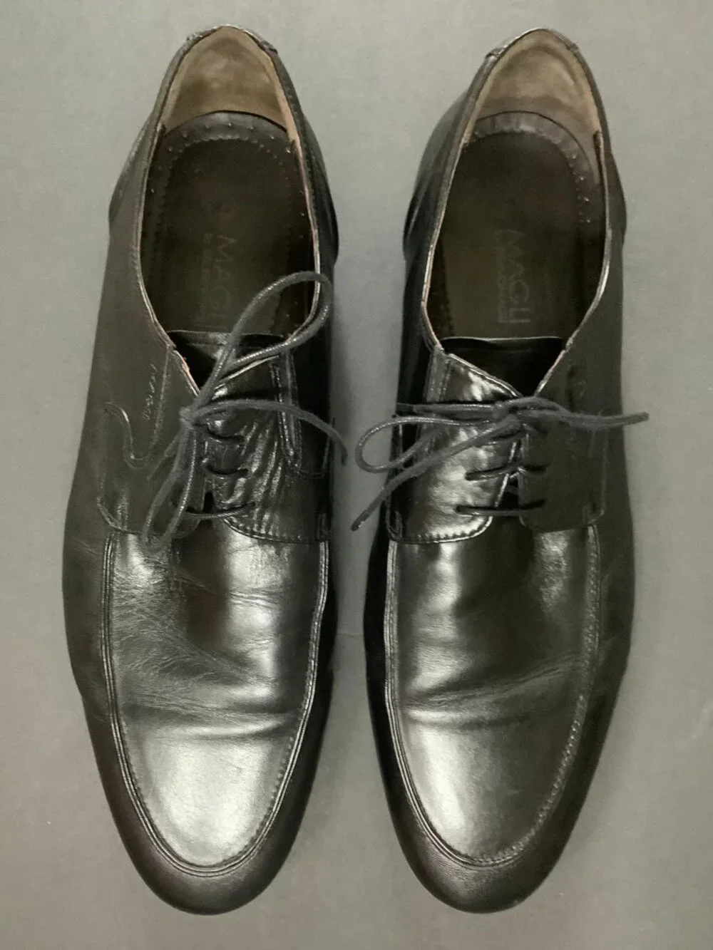 Magli by Bruno Magli Metallic Leather Oxford Lace-Up Shoes